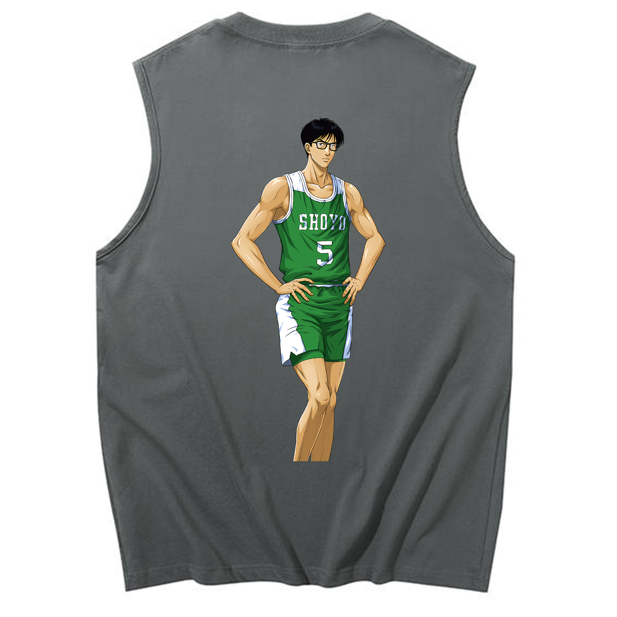 （画像用） SLAM DUNK／スラムダンク コットン100％タンクトップ（背面プリント）